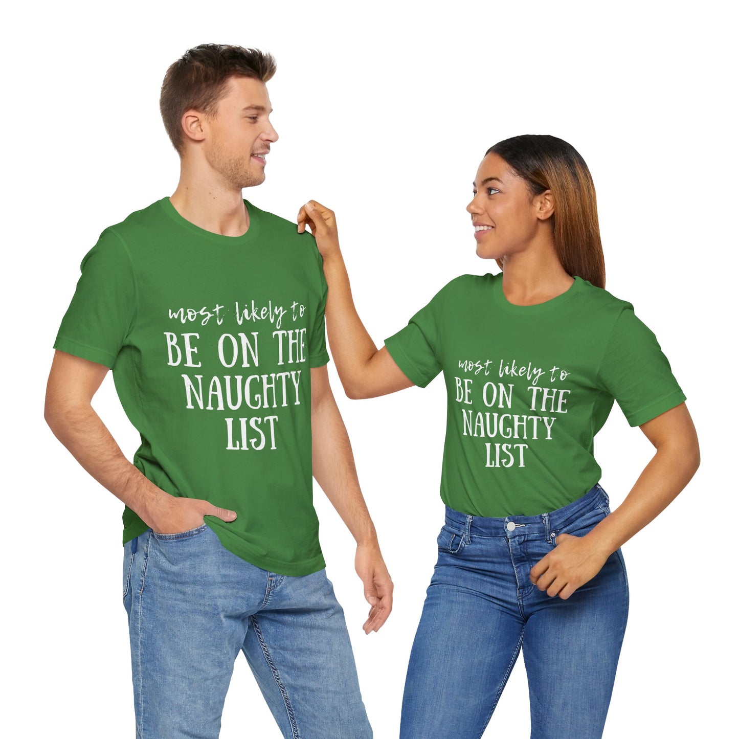 Family Christmas Shirts - Most Likely To Be On The Naughty List