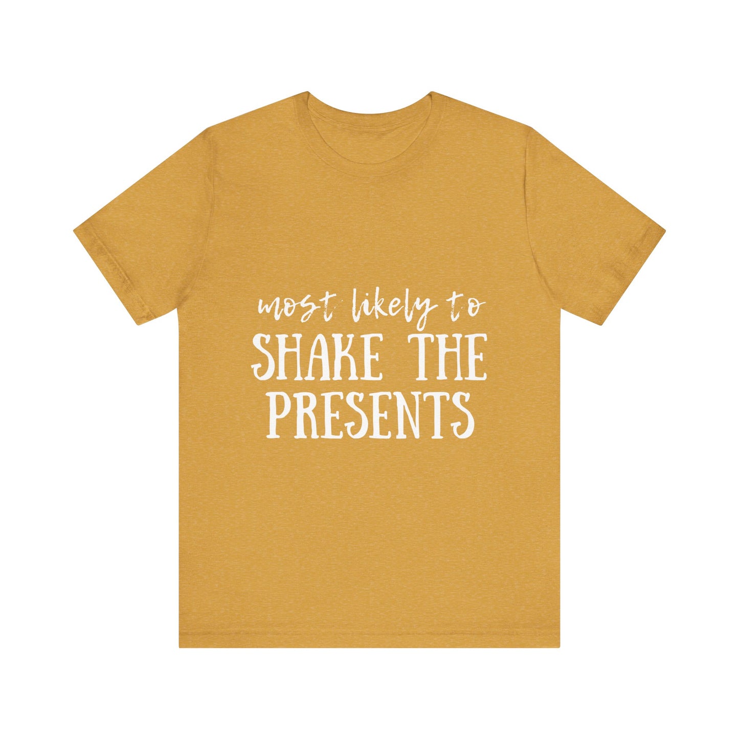 Family Christmas Shirt - Most Likely To Shake The Presents