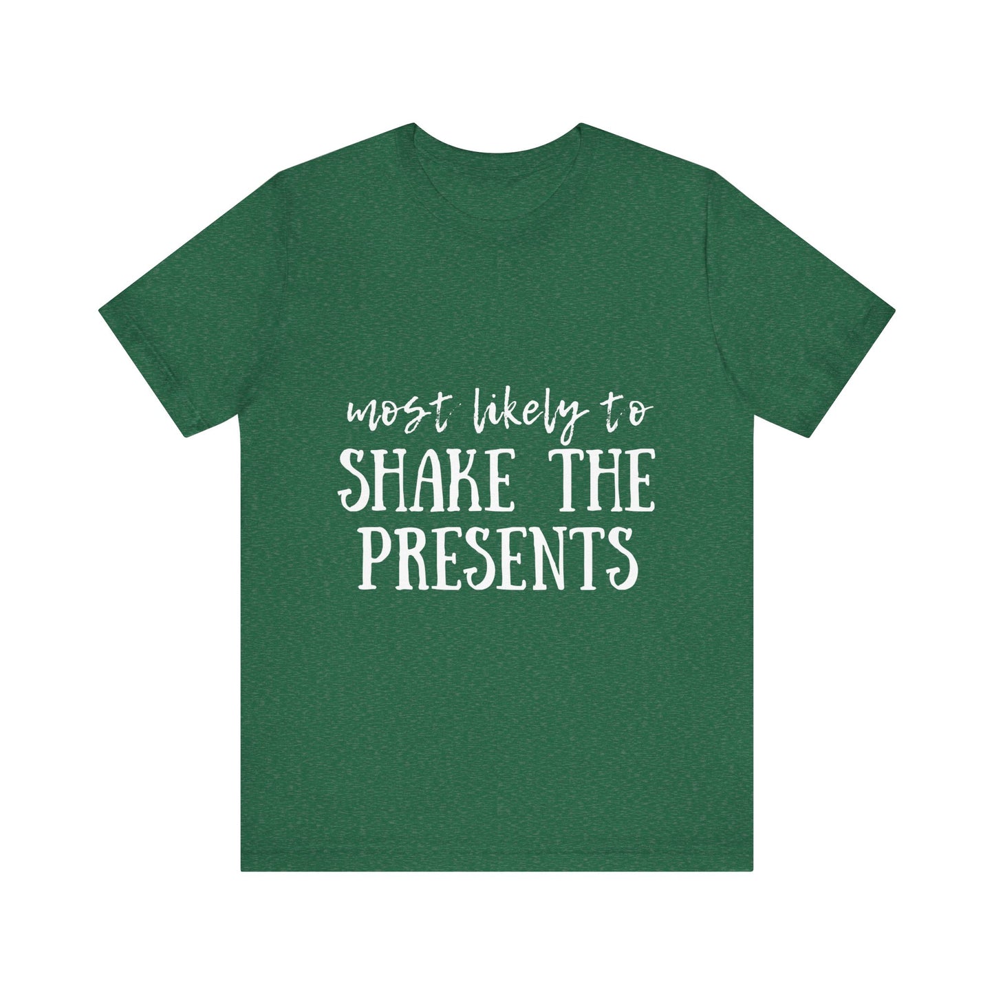 Family Christmas Shirt - Most Likely To Shake The Presents