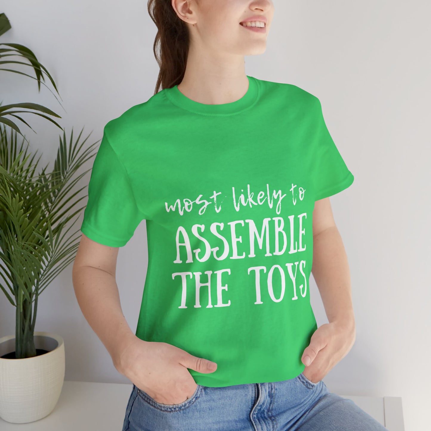 Family Christmas Shirt - Most Likely To Assemble The Toys